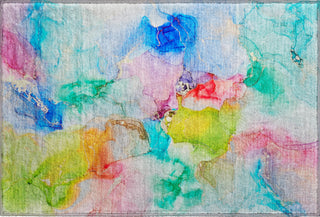 Piper Looms Mayfield Watercolors AMF526 Blue Machine Washable Area Rug Scatter Main Image