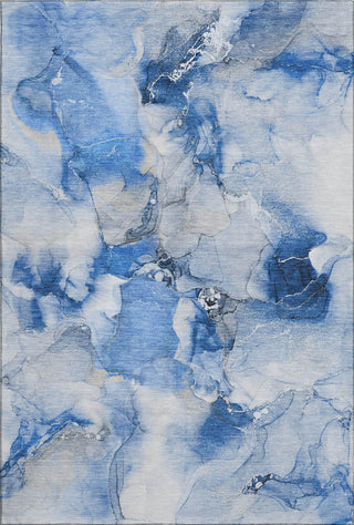 Piper Looms Mayfield Watercolors AMF526 Navy Machine Washable Area Rug main image