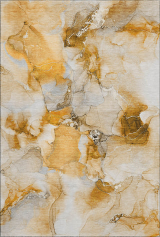 Piper Looms Mayfield Watercolors AMF526 Orange Machine Washable Area Rug main image