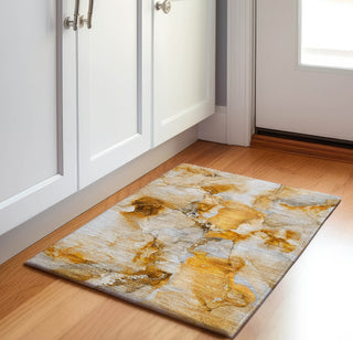 Piper Looms Mayfield Watercolors AMF526 Orange Machine Washable Area Rug Scatter Lifestyle Image Feature