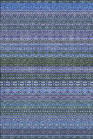Piper Looms Mayfield Stripes AMF527 Blue Machine Washable Area Rug main image