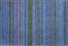 Piper Looms Mayfield Stripes AMF527 Blue Machine Washable Area Rug Scatter Main Image