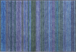 Piper Looms Mayfield Stripes AMF527 Blue Machine Washable Area Rug Scatter Main Image