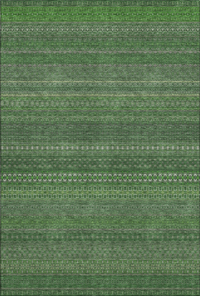 Piper Looms Mayfield Stripes AMF527 Fern Machine Washable Area Rug main image