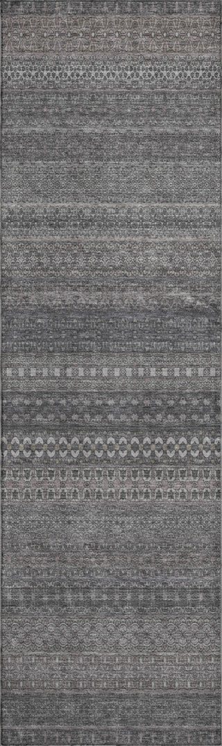 Piper Looms Mayfield Stripes AMF527 Gray Machine Washable Area Rug Runner Main Image