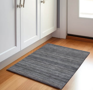 Piper Looms Mayfield Stripes AMF527 Gray Machine Washable Area Rug Scatter Lifestyle Image Feature