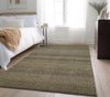 Piper Looms Mayfield Stripes AMF527 Khaki Machine Washable Area Rug Lifestyle Image Feature
