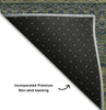 Piper Looms Mayfield Stripes AMF527 Olive Machine Washable Area Rug Backing Image