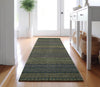 Piper Looms Mayfield Stripes AMF527 Olive Machine Washable Area Rug Runner Lifestyle Image Feature