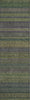 Piper Looms Mayfield Stripes AMF527 Olive Machine Washable Area Rug Runner Main Image