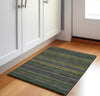 Piper Looms Mayfield Stripes AMF527 Olive Machine Washable Area Rug Scatter Lifestyle Image Feature