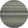 Piper Looms Mayfield Stripes AMF527 Sage Machine Washable Area Rug Round Main Image