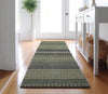 Piper Looms Mayfield Stripes AMF527 Sage Machine Washable Area Rug Runner Lifestyle Image Feature