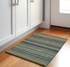 Piper Looms Mayfield Stripes AMF527 Sage Machine Washable Area Rug Scatter Lifestyle Image Feature