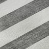 Piper Looms Mayfield Stripes AMF528 Charcoal Machine Washable Area Rug Swatch Image