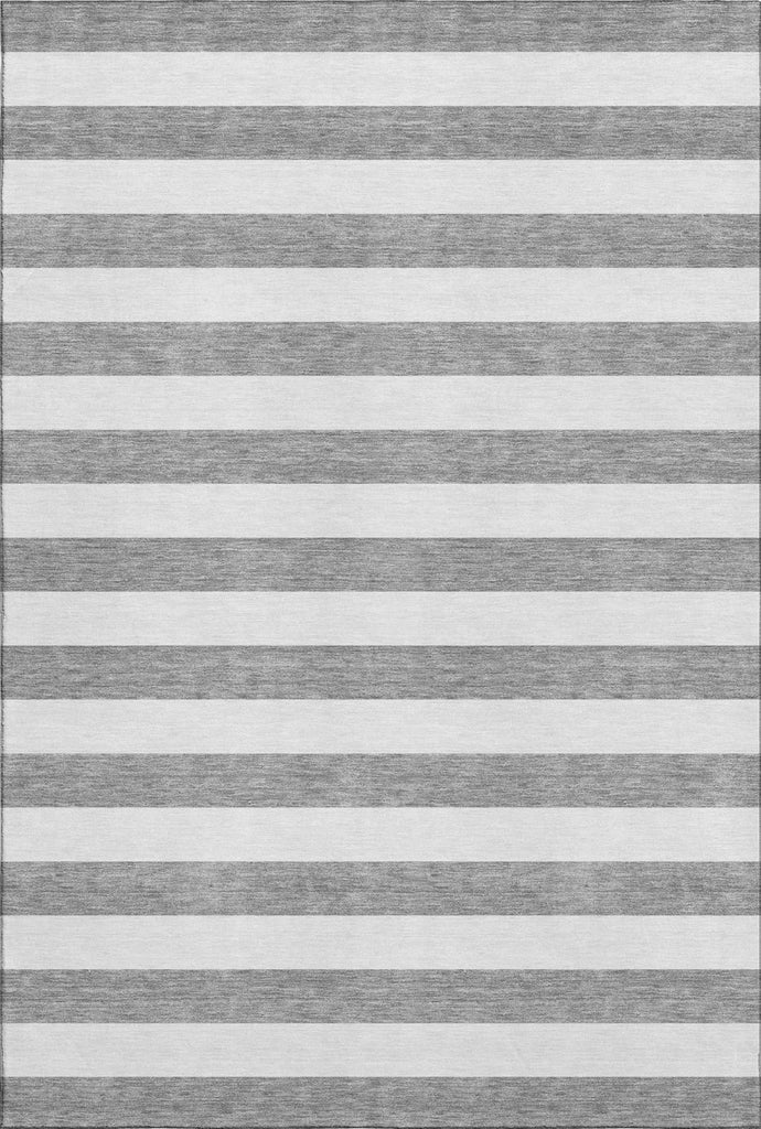 Piper Looms Mayfield Stripes AMF528 Gray Machine Washable Area Rug main image
