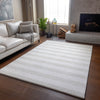 Piper Looms Mayfield Stripes AMF528 Ivory Machine Washable Area Rug Lifestyle Image Feature