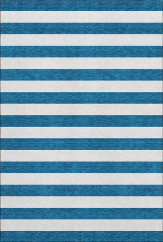 Piper Looms Mayfield Stripes AMF528 Navy Machine Washable Area Rug main image