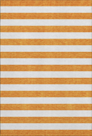 Piper Looms Mayfield Stripes AMF528 Orange Machine Washable Area Rug main image