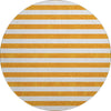Piper Looms Mayfield Stripes AMF528 Orange Machine Washable Area Rug Round Main Image