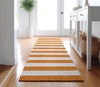 Piper Looms Mayfield Stripes AMF528 Orange Machine Washable Area Rug Runner Lifestyle Image Feature