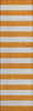 Piper Looms Mayfield Stripes AMF528 Orange Machine Washable Area Rug Runner Main Image