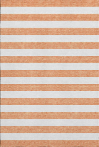 Piper Looms Mayfield Stripes AMF528 Salmon Machine Washable Area Rug main image