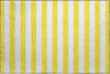 Piper Looms Mayfield Stripes AMF528 Yellow Machine Washable Area Rug Scatter Main Image