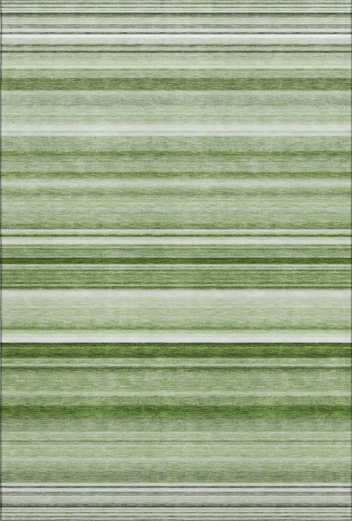 Piper Looms Mayfield Stripes AMF529 Aloe Machine Washable Area Rug main image