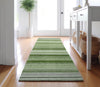 Piper Looms Mayfield Stripes AMF529 Aloe Machine Washable Area Rug Runner Lifestyle Image Feature