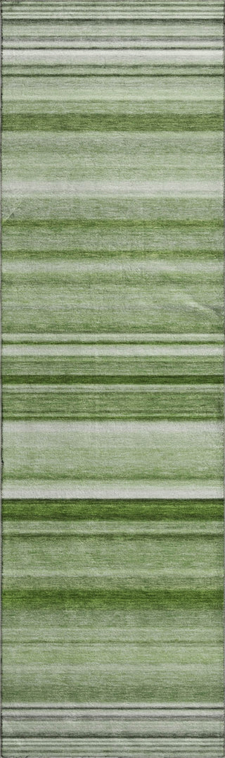 Piper Looms Mayfield Stripes AMF529 Aloe Machine Washable Area Rug Runner Main Image