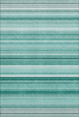 Piper Looms Mayfield Stripes AMF529 Aqua Machine Washable Area Rug main image