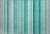 Piper Looms Mayfield Stripes AMF529 Aqua Machine Washable Area Rug Scatter Main Image