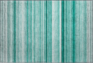 Piper Looms Mayfield Stripes AMF529 Aqua Machine Washable Area Rug Scatter Main Image