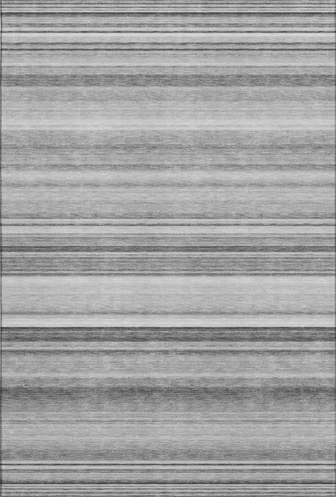 Piper Looms Mayfield Stripes AMF529 Gray Machine Washable Area Rug main image