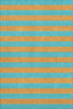 Piper Looms Mayfield Stripes AMF530 Aqua Machine Washable Area Rug main image