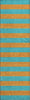 Piper Looms Mayfield Stripes AMF530 Aqua Machine Washable Area Rug Runner Main Image