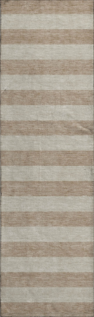 Piper Looms Mayfield Stripes AMF530 Beige Machine Washable Area Rug Runner Main Image