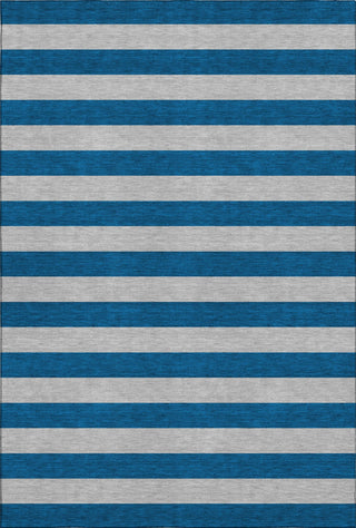 Piper Looms Mayfield Stripes AMF530 Blue Machine Washable Area Rug main image