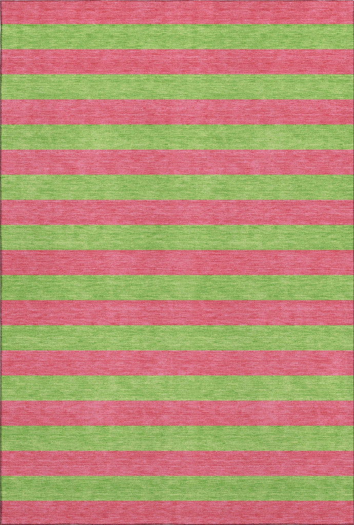 Piper Looms Mayfield Stripes AMF530 Blush Machine Washable Area Rug main image