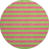 Piper Looms Mayfield Stripes AMF530 Blush Machine Washable Area Rug Round Main Image