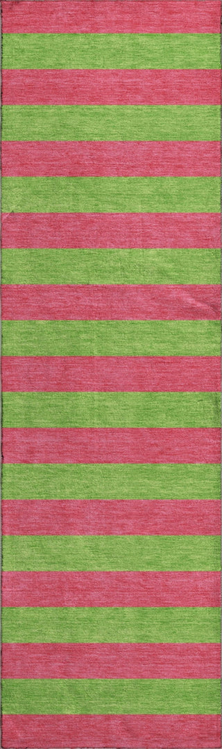 Piper Looms Mayfield Stripes AMF530 Blush Machine Washable Area Rug Runner Main Image
