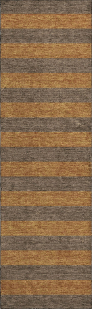 Piper Looms Mayfield Stripes AMF530 Fudge Machine Washable Area Rug Runner Main Image