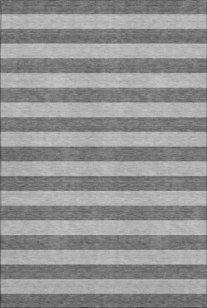 Piper Looms Mayfield Stripes AMF530 Granite Machine Washable Area Rug main image