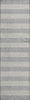 Piper Looms Mayfield Stripes AMF530 Pewter Machine Washable Area Rug Runner Main Image
