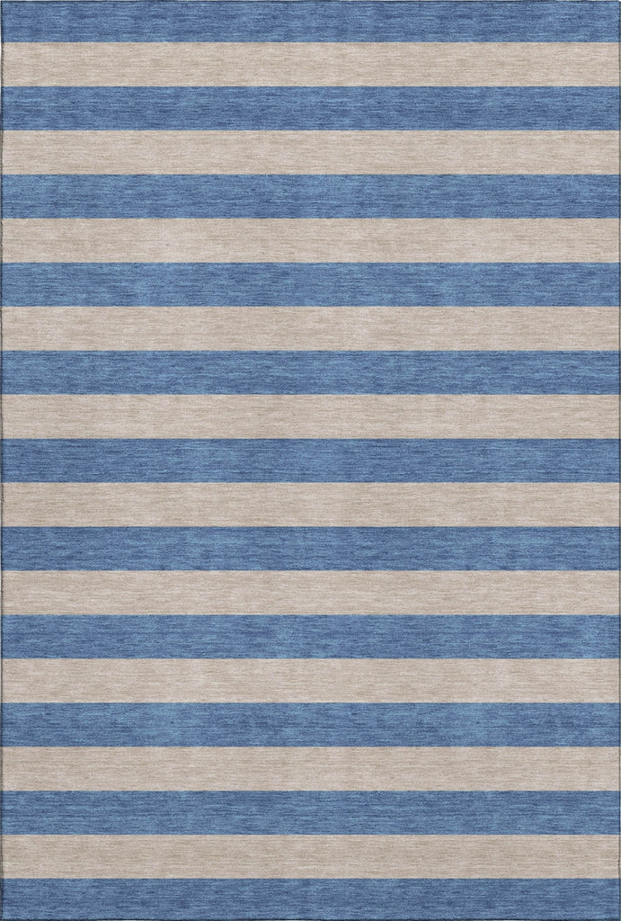Piper Looms Mayfield Stripes AMF530 Tan Machine Washable Area Rug main image