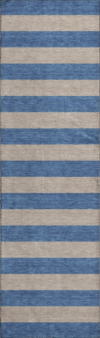 Piper Looms Mayfield Stripes AMF530 Tan Machine Washable Area Rug Runner Main Image