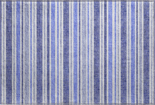 Piper Looms Mayfield Stripes AMF531 Blue Machine Washable Area Rug Scatter Main Image