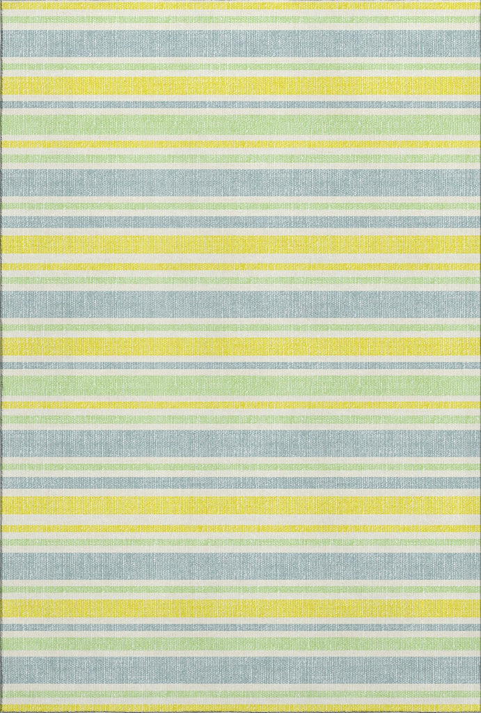 Piper Looms Mayfield Stripes AMF531 Denim Machine Washable Area Rug main image