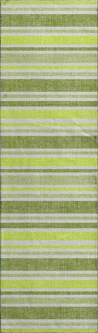 Piper Looms Mayfield Stripes AMF531 Fern Machine Washable Area Rug Runner Main Image